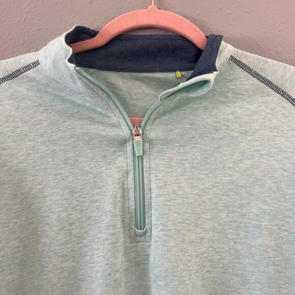 Tasc Performance Men’s Quarter-Zip Pullover – Size M Mint Green - Picture 4 of 6